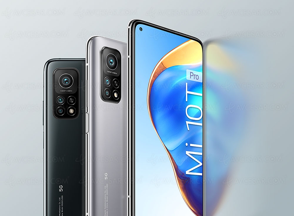 Smartphone Xiaomi Mi 10T&nbsp;Pro, 5G, captation vidéo Ultra&nbsp;HD&nbsp;8K et&nbsp;photo&nbsp;108&nbsp;Mpxls