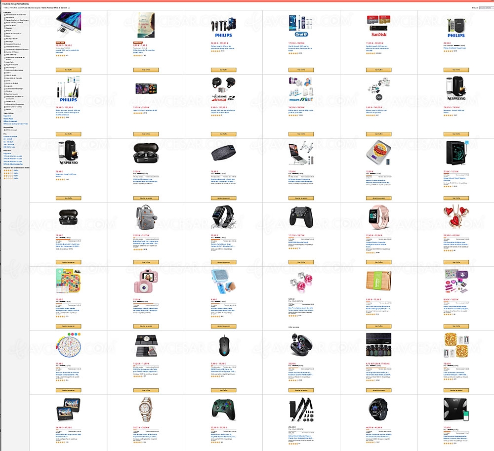 Pré-Black Friday 2020 Amazon, 5&nbsp;216&nbsp;offres jusqu'à&nbsp;&#8209;91%