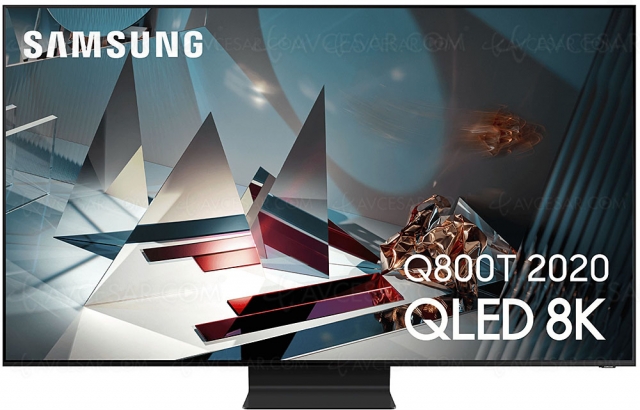 Black Friday 2020 > TV QLED Ultra HD 8K Samsung QE65Q800T à 2 499 € soit ‑1 500 € ou ‑38% de remise