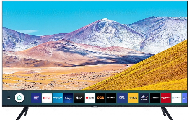 Black Friday 2020 > TV Ultra HD 4K Samsung UE82TU8005 à 1 490 €, soit ‑25% de remise