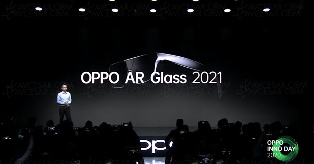 Concept lunettes connectées Oppo AR&nbsp;Glass&nbsp;2021