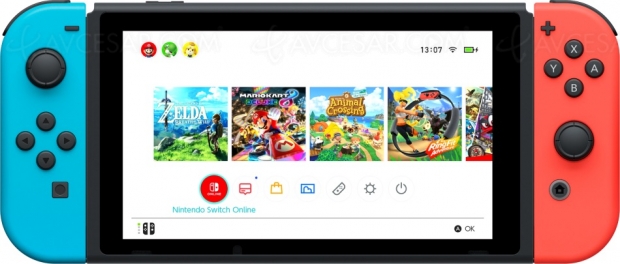 Nouvelles fonctionnalités sur Nintendo Switch