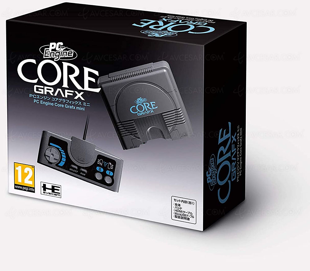 Black Friday 2020 > Console de jeux PC&nbsp;Engine CoreGrafx mini à&nbsp;84,40&nbsp;€ soit&nbsp;&#8209;24% de&nbsp;remise