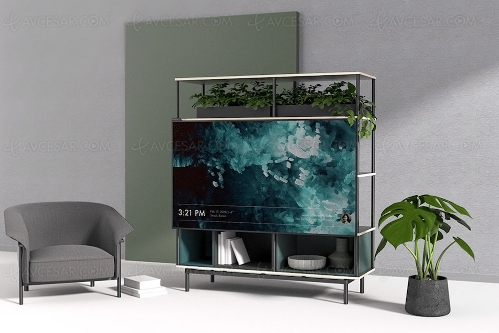 Concept TV/meuble modulaire Mondrian