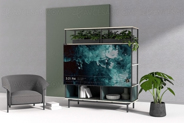 Concept TV/meuble modulaire Mondrian