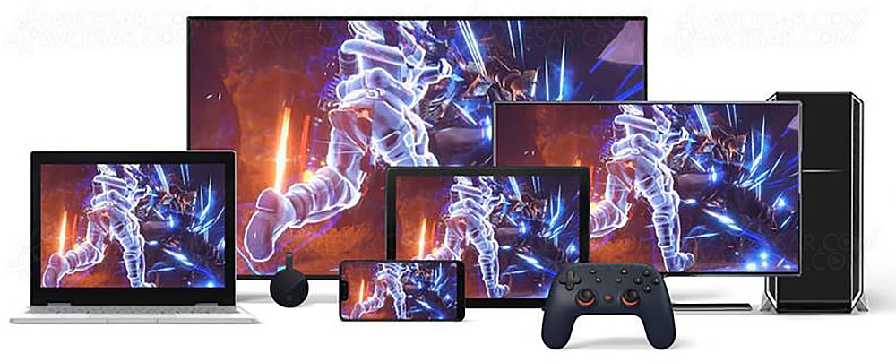 Service Cloud Gaming Google Stadia sur&nbsp;iPhone/iPad