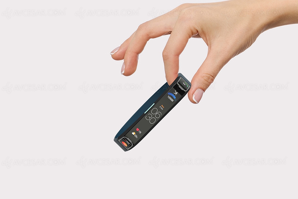 Concept de smartwatch à écran&nbsp;«&nbsp;géant&nbsp;»
