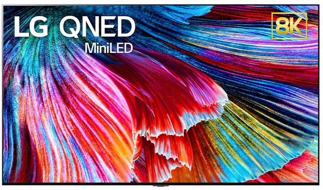 CES 21 > TV QNED Mini LED LG : modèles Ultra HD 4K/8K jusqu'au 86''