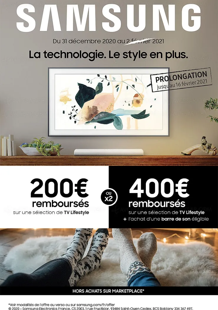 offre-de-remboursement-tv-samsung-the-frame-the-serif-200-rembourses-400-avec-l-achat-d-une-barre-de-son