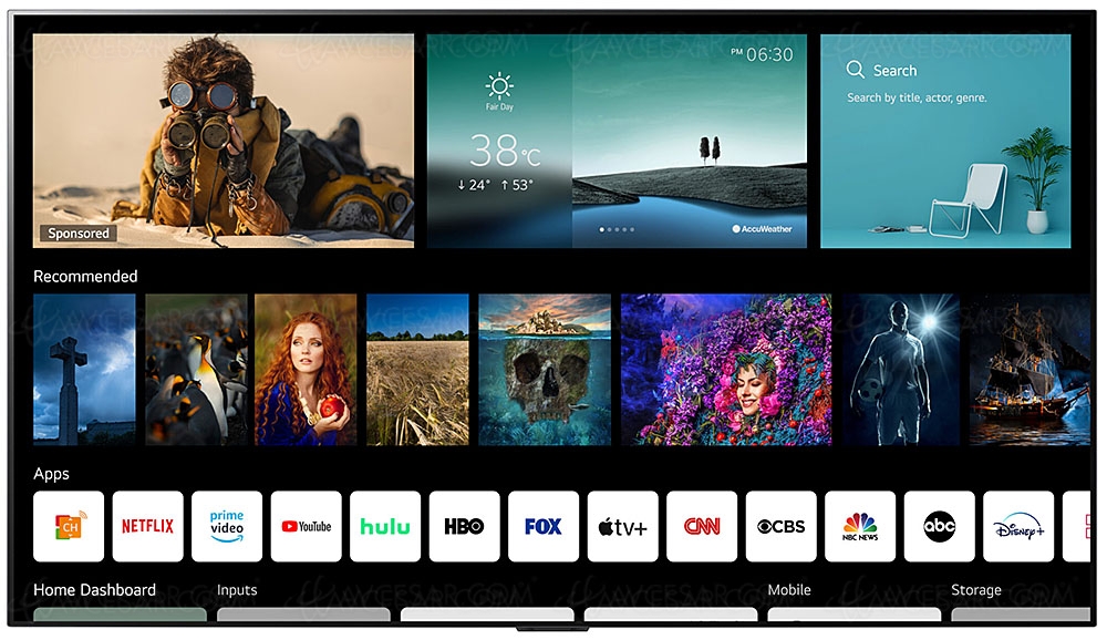CES 21 > Smart&nbsp;TV LG&nbsp;2021&nbsp;: WebOS&nbsp;6.0 et nouvelle Magic Remote&nbsp;dévoilés