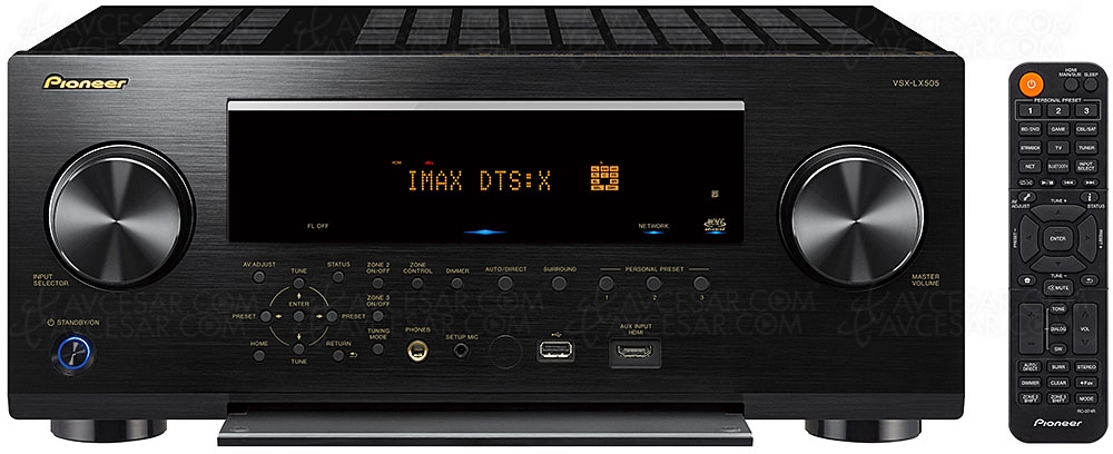 CES 21 > Pioneer VSX-935, Pioneer&nbsp;VSX‑LX305 et&nbsp;Pioneer&nbsp;VSX‑LX505&nbsp;: 8K, HDMI&nbsp;2.1&nbsp;(40&nbsp;Gbps)