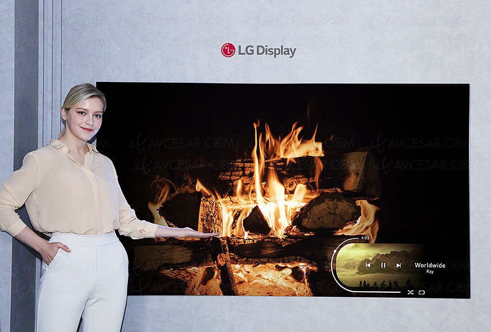 CES 21 > LG Display annonce un nouveau panneau Oled&nbsp;TV&nbsp;42''