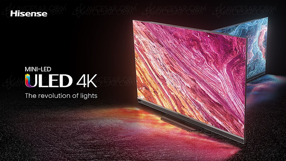 CES 21 > TV Mini LED QLED Ultra&nbsp;HD 4K Hisense&nbsp;75U9GQ, 2&nbsp;000&nbsp;nits et&nbsp;1&nbsp;280&nbsp;zones
