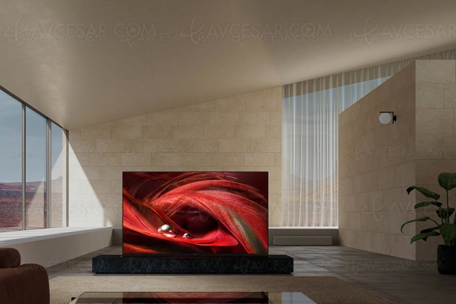 CES 21 > TV LED Ultra HD 4K Sony X95J, mise à jour photos