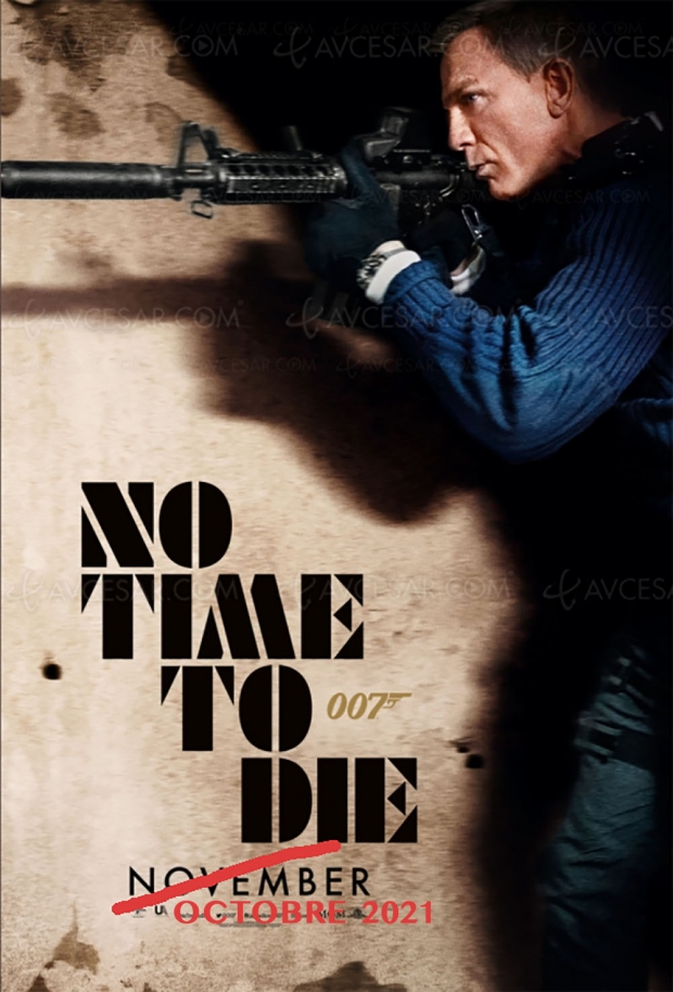 La sortie de No Time to Die encore repoussée (et ce n'est pas le seul !)