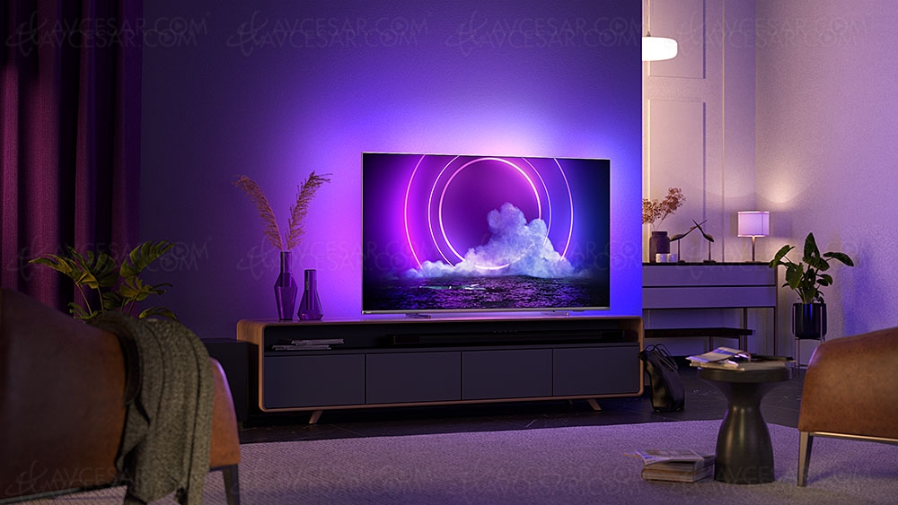 TV LED Philips PUS9206&nbsp;: 55''/65'', Ambilight&nbsp;4, HDR Dolby Vision/HDR10+, HDMI&nbsp;2.1, Android&nbsp;10.0