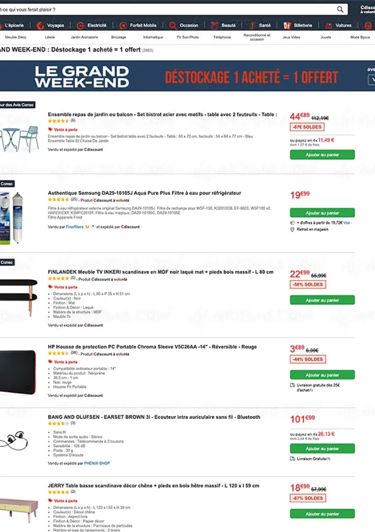 soldes-cdiscount-le-grand-week-end-operation-destockage-1-article-offert-pour-1-achete