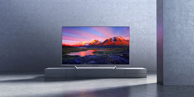 TV QLED Ultra HD 4K Xiaomi Mi TV Q1 75 : le meilleur rapport qualité‑prix 75'' du marché