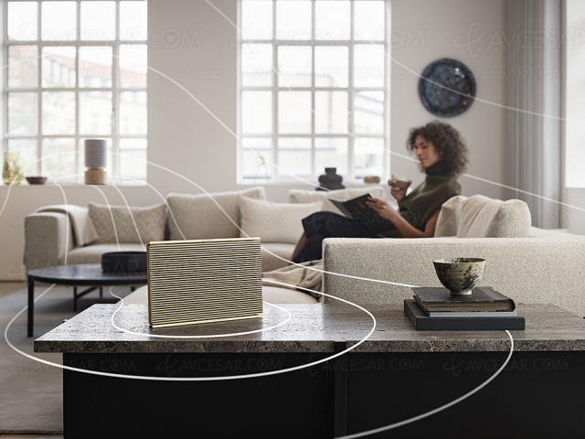 Bang & Olufsen Beosound Level, enceinte connectée Google Assistant, nomade et multiroom