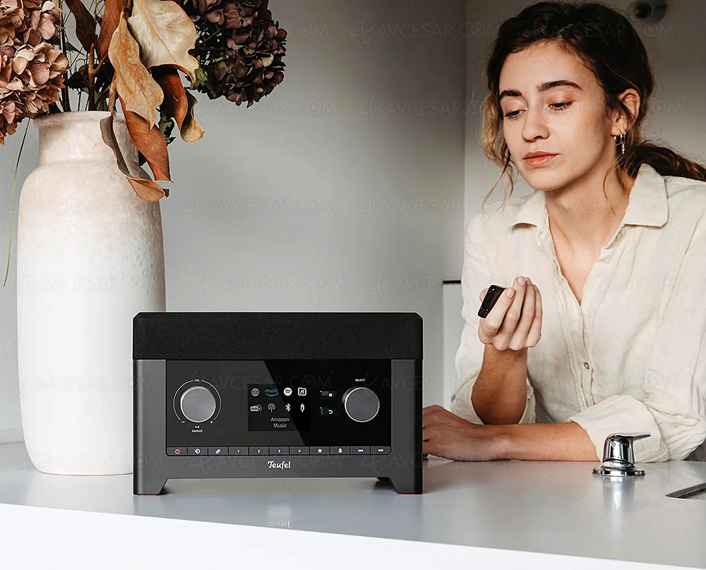 Teufel Radio&nbsp;3Sixty, AM/FM, RNT&nbsp;(DAB+) et&nbsp;webradios