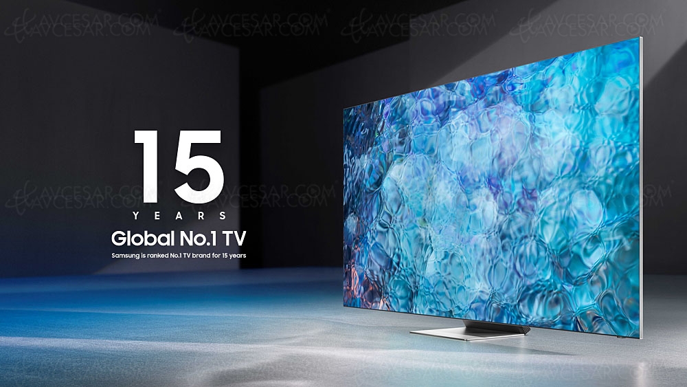 Samsung, leader mondial du marché&nbsp;TV 2020 pour la&nbsp;15e&nbsp;année&nbsp;consécutive