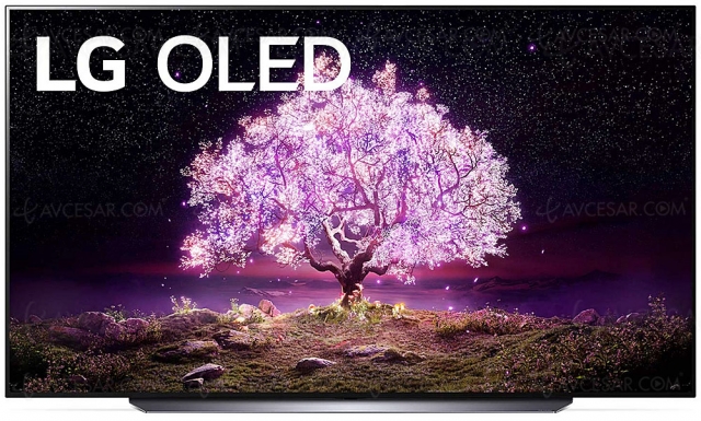 LG C1, TV Oled Ultra HD 4K  en 48'', 55'', 65'', 77'' et 83''