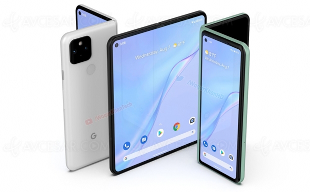 Smartphone Google Pixel pliable en vidéo (concept)