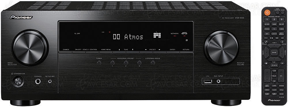 Pioneer VSX-935, HDMI&nbsp;2.1, HDR Dolby Vision, HDR10+, Dolby Atmos&nbsp;5.2.2, DTS:X, AirPlay&nbsp;2, DTS&nbsp;Play‑Fi…