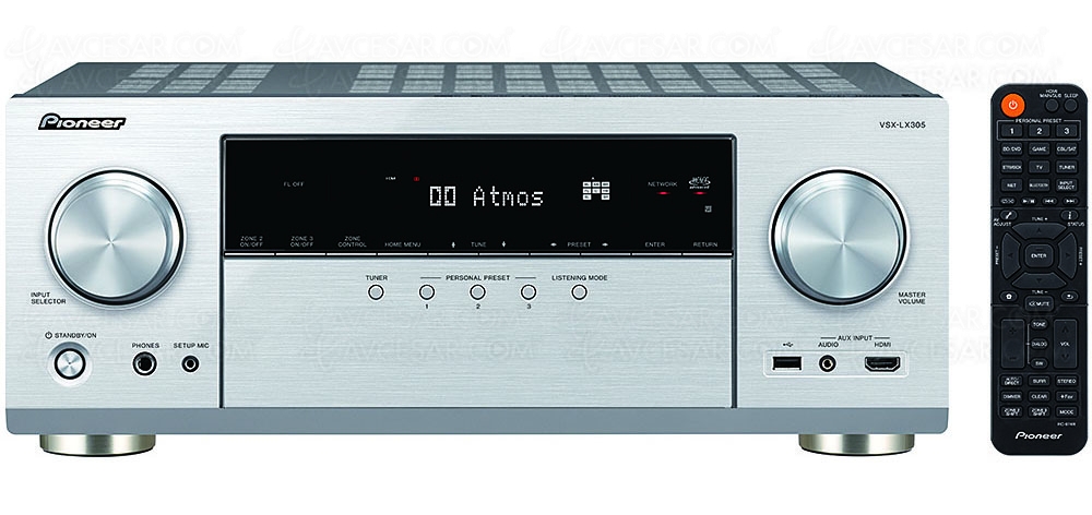 Pioneer VSX-LX305&nbsp;: Dirac&nbsp;Live, Imax Enhanced, HDMI&nbsp;2.1, HDR Dolby&nbsp;Vision, HDR10+, Dolby Atmos&nbsp;7.2.2, DTS:X, AirPlay&nbsp;2, DTS&nbsp;Play‑Fi…