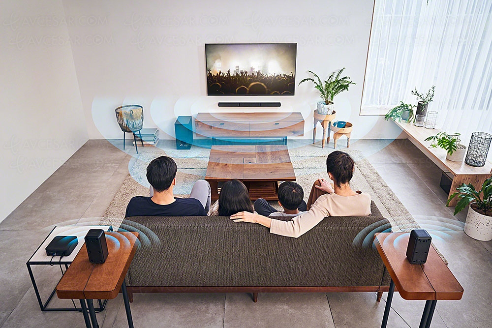 Sony HT-S40R, nouvelle barre de son&nbsp;5.1, Bluetooth et&nbsp;surround&nbsp;sans‑fil