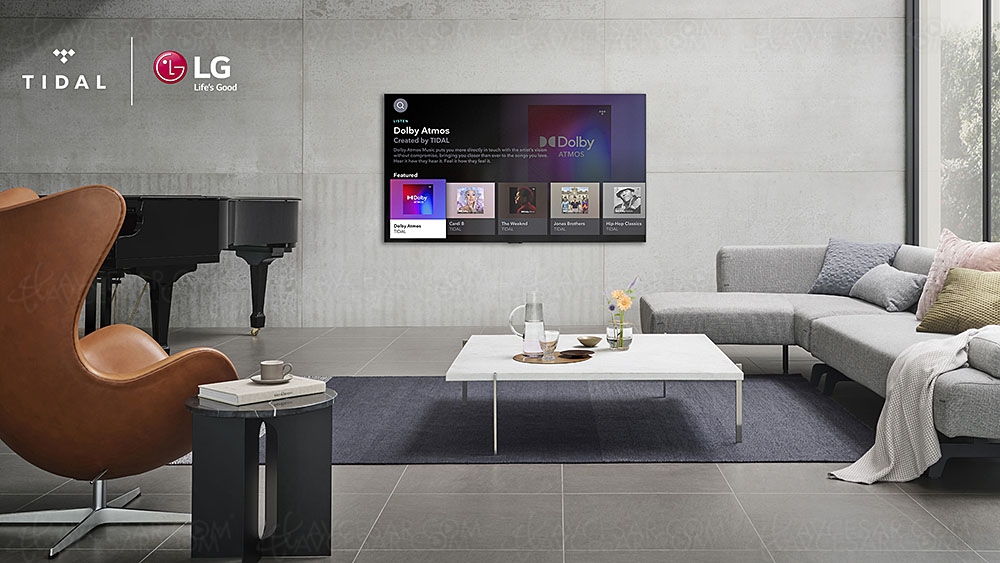 Tidal sur&nbsp;Smart&nbsp;TV&nbsp;LG