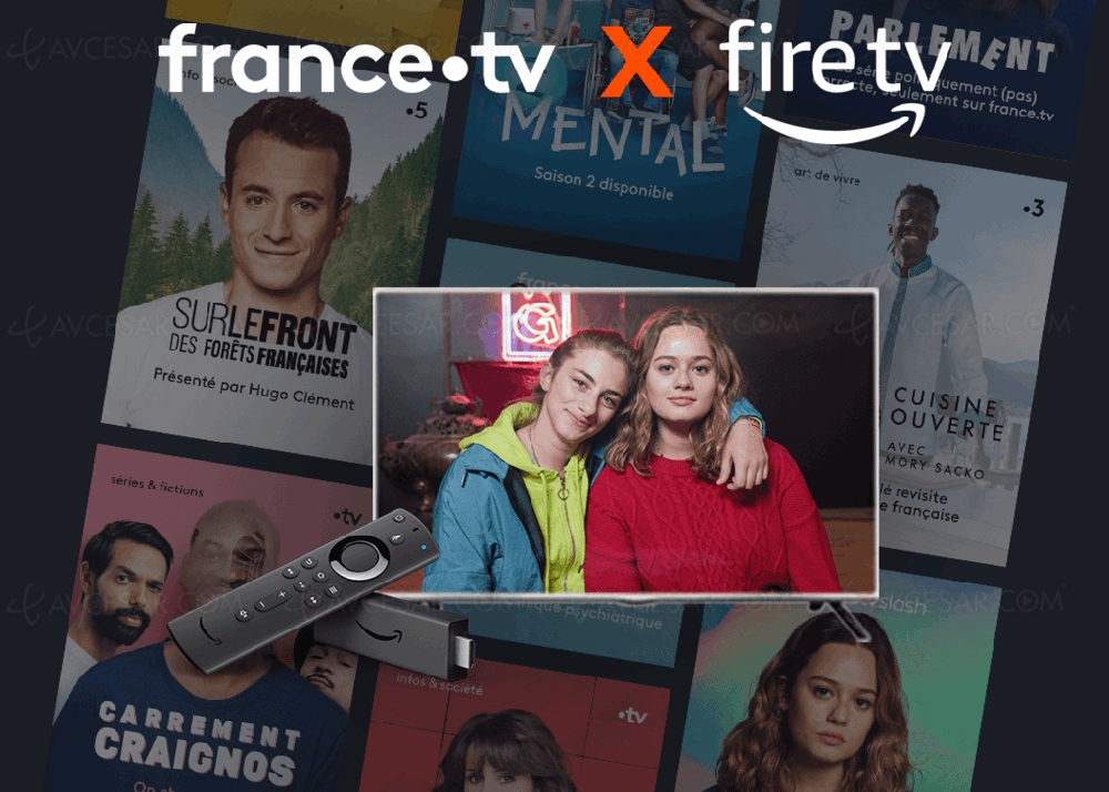 France.tv sur les lecteurs streaming Amazon&nbsp;Fire&nbsp;TV