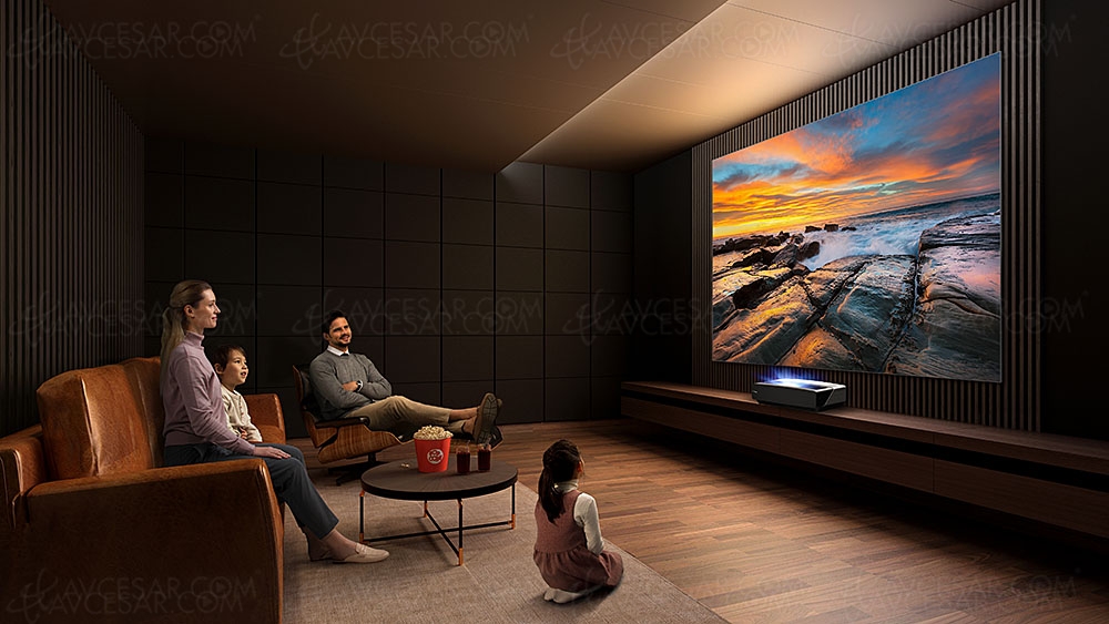 Laser TV Hisense 120L5F Ultra&nbsp;HD 4K&nbsp;: écran&nbsp;120'', Dolby Atmos,&nbsp;Alexa…