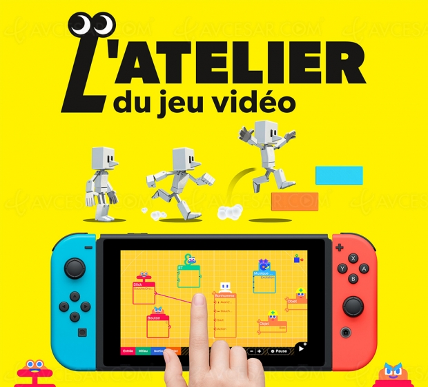 L'atelier du jeu vidéo sur Nintendo Switch : faites vos jeux !