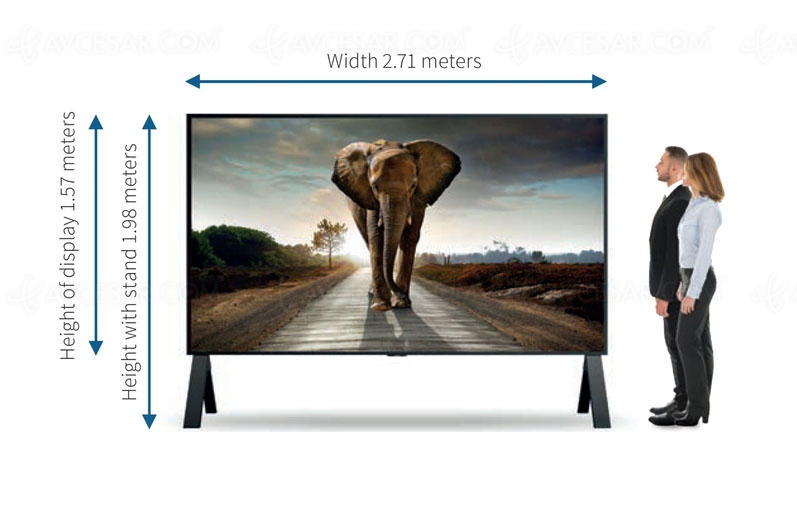 Sharp lance le plus grand écran&nbsp;8K&nbsp;au&nbsp;monde
