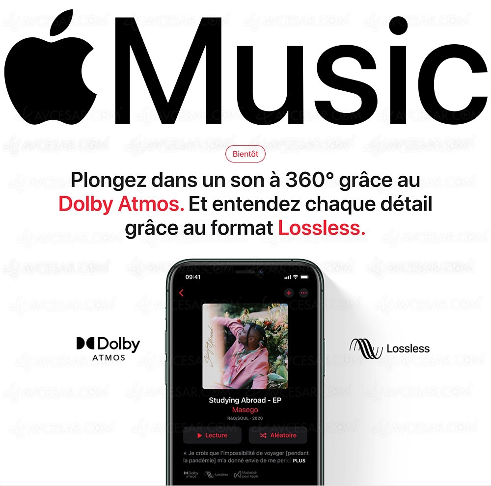 Apple Music Lossless, 75&nbsp;millions d'albums, et&nbsp;Dolby&nbsp;Atmos, en juin&nbsp;sans&nbsp;surcoût