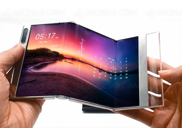 Innovations Oled Samsung : smartphone pliable en trois, caméra sous écran, et plus encore (vidéo)