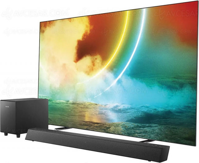 Bon plan > TV Philips 55OLED705 + barre sonore Philips TAB5305 à 1 290 €, soit 525 € d'économie