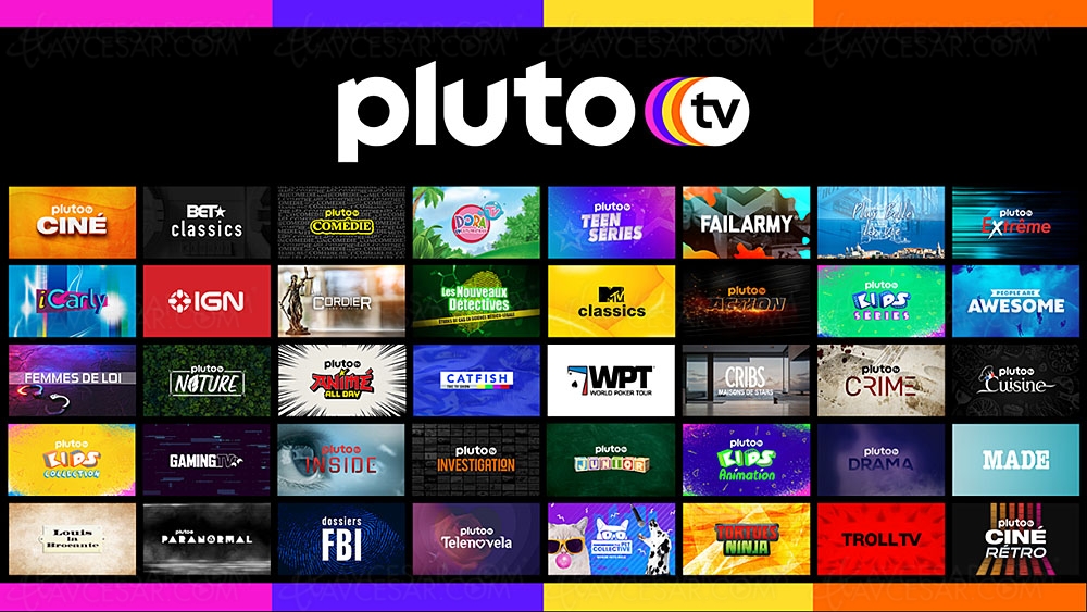 Pluto TV disponible sur&nbsp;Smart&nbsp;TV&nbsp;LG