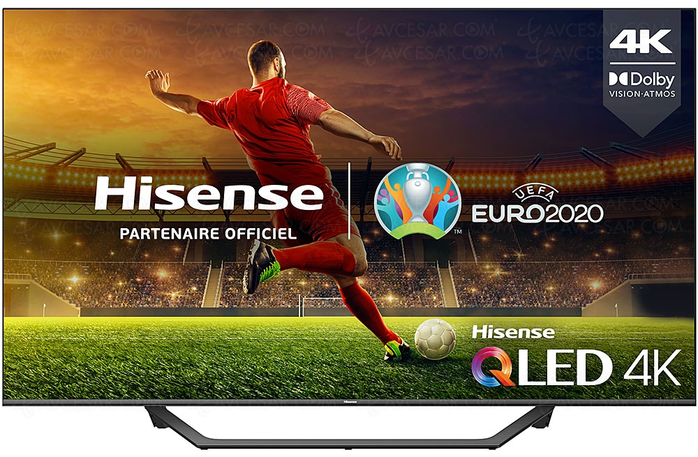TV LED Ultra HD 4K Hisense&nbsp;A7GQ, 50'', 55" et&nbsp;65''&nbsp;au&nbsp;menu