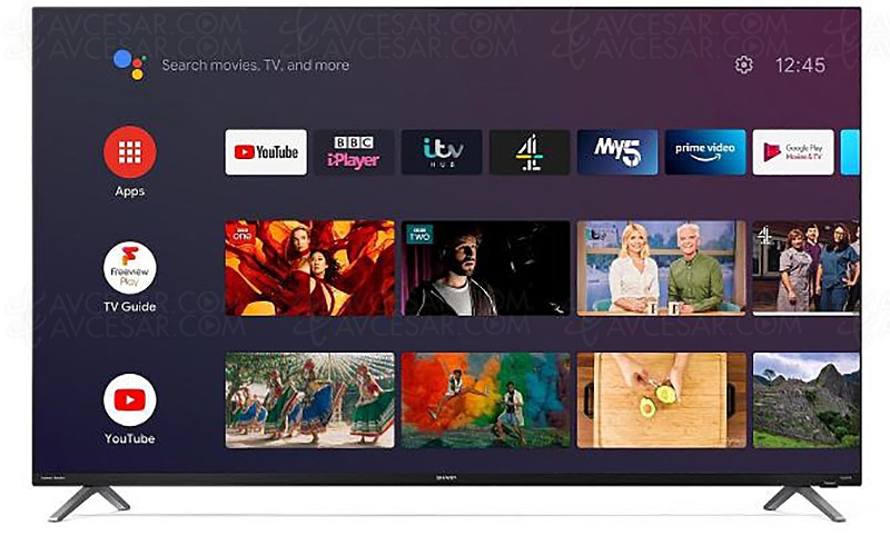 TV LED Ultra HD 4K Sharp&nbsp;DL, nouvelle série Smart Android&nbsp;TV&nbsp;9.0