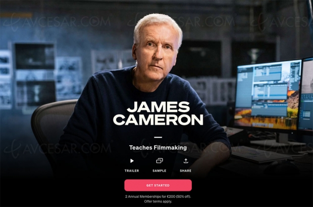 La Masterclass de James Cameron en ligne depuis aujourd'hui, bande-annonce