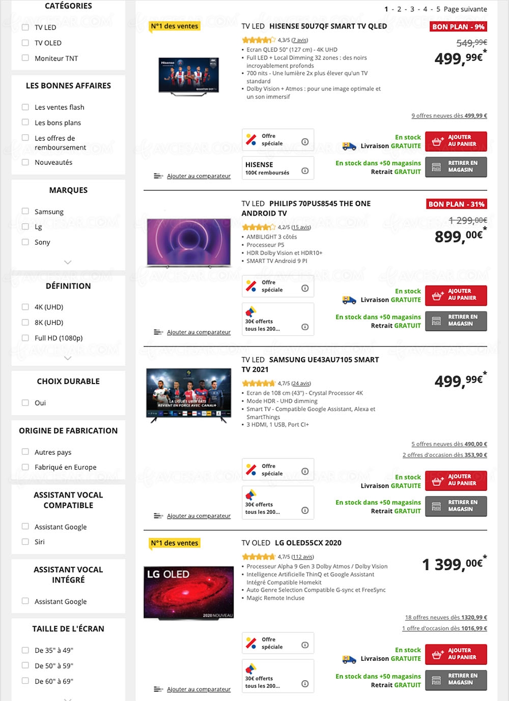 Soldes Darty Summer Days, 793&nbsp;TV proposés jusqu'à&nbsp;‑47% de&nbsp;remise
