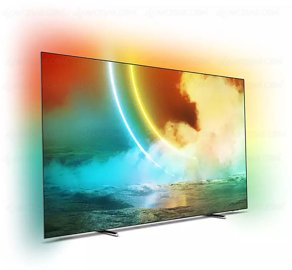 Soldes été 2021 Darty, TV Oled UHD/4K Philips&nbsp;55OLED705 à&nbsp;1&nbsp;099&nbsp;€ soit &#8209;45% de&nbsp;remise