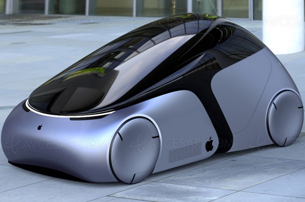 Concept futuriste Apple, ceci est une « iCar »