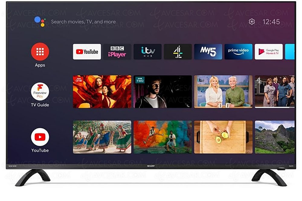 TV LED Ultra&nbsp;HD 4K Sharp&nbsp;DN, HDR Dolby Vision/Dolby&nbsp;Atmos et&nbsp;Smart Android&nbsp;TV&nbsp;9.0