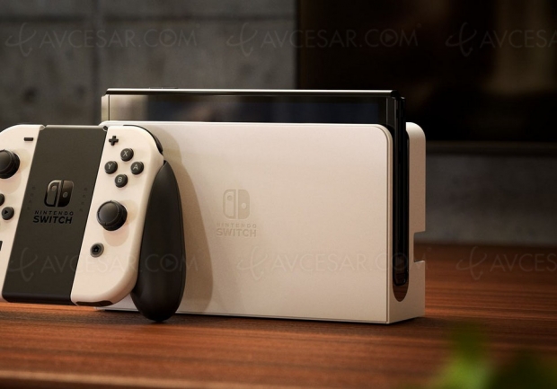 Le dock de la Nintendo Switch Oled disponible séparément