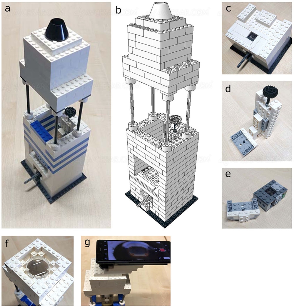 Legos + iPhone&nbsp;5 =&nbsp;microscope pas&nbsp;cher