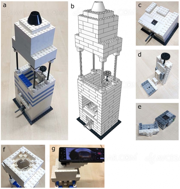 Legos + iPhone 5 = microscope pas cher