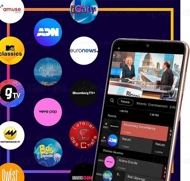 Nouvelle application Samsung TV Plus pour smartphones et tablettes Galaxy